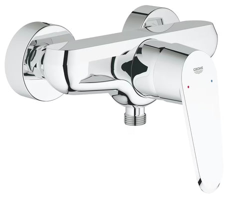 Kromirana jednoručna baterija zidna miješalica za tuš Grohe Eurodisc Cosmopolitan s tehnologijom Grohe SilkMove