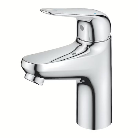Kromirana jednoručna baterija miješalica za umivaonik Grohe Euroeco s tehnologijom za uštedu vode Grohe Water Saving