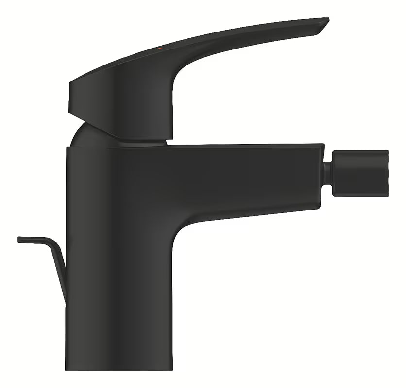 Grohe Eurosmart jednoručna baterija miješalica za bide s odvodom u mat crnoj boji