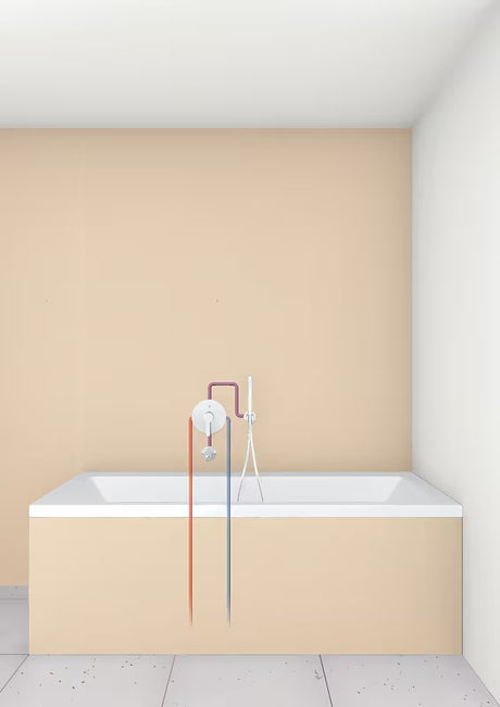 Grohe Eurosmart Cosmopolitan zidni izljev za kadu u krom izvedbi s perlatorom