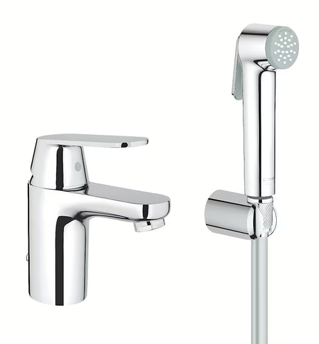 Kromirana miješalica za umivaonik Grohe Eurosmart Cosmopolitan s tuš setom s upravljanjem ručicom