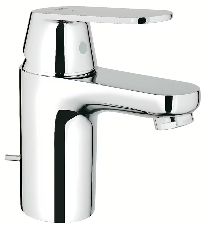 Kromirana jednoručna baterija miješalica za umivaonik Grohe Eurosmart Cosmopolitan s odvodnim setom
