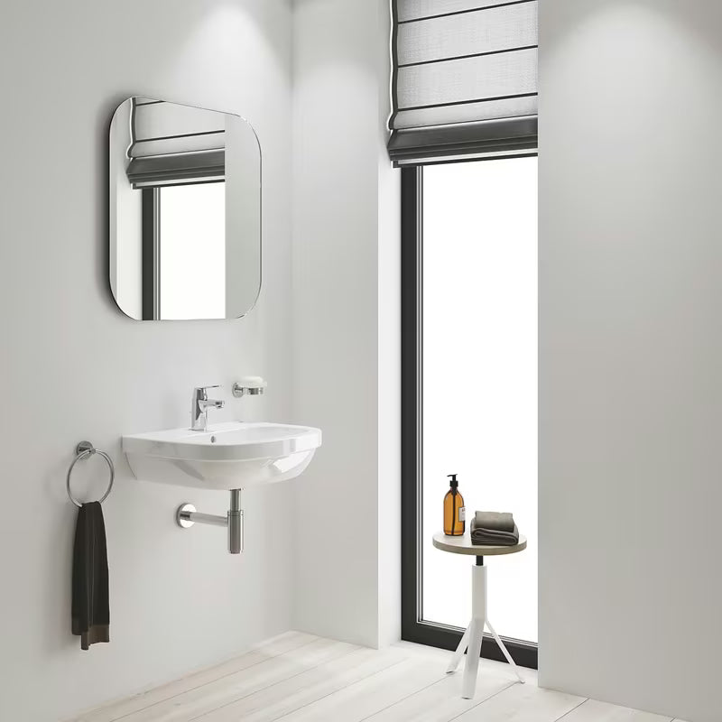 Kromirana jednoručna baterija miješalica za umivaonik Grohe Eurosmart Cosmopolitan s odvodnim setom