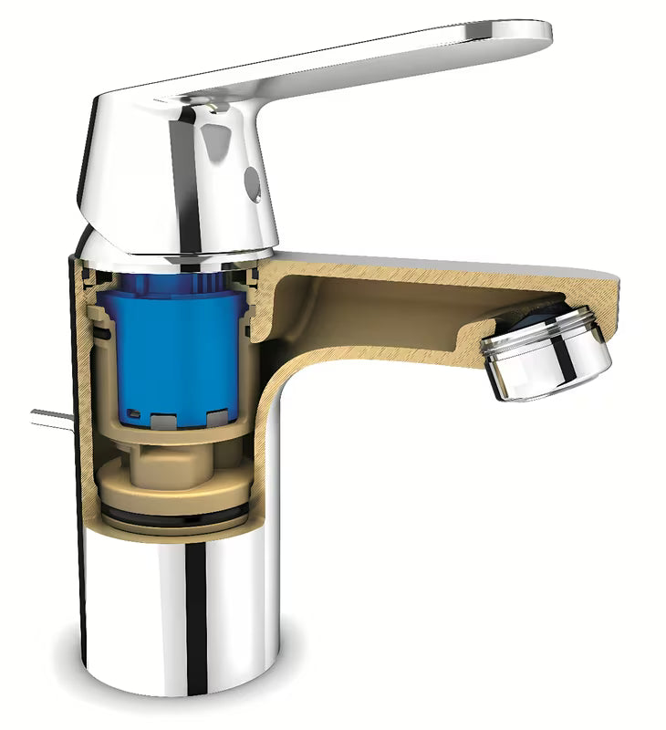 Kromirana miješalica za umivaonik Grohe Eurosmart Cosmopolitan s ručicom i odvodnim setom