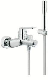 Kromirana zidna miješalica za kadu Grohe Eurosmart Cosmopolitan s tuš setom