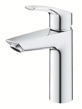 Kromirani jednoručna baterija stojeća miješalica za umivaonik Grohe Eurosmart New bez odvoda