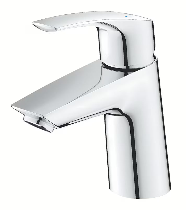 Kromirana jednoručna baterija stojeća miješalica za umivaonik Grohe Eurosmart New s click‑clack-odvodom