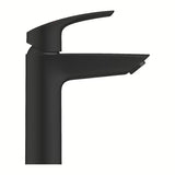 Mat crni jednoručna baterija miješalica za umivaonik Grohe Eurosmart bez odvoda pro za montažu u jedan otvor.