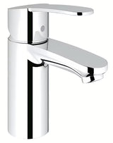 Kromirana miješalica za umivaonik Grohe Eurostyle Cosmopolitan s ručicom i štedljivom tehnologijom EcoJoy.