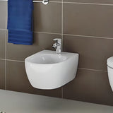 Kromirana miješalica za bide Grohe Eurostyle Cosmopolitan s odvodom i ručicom za upravljanje.