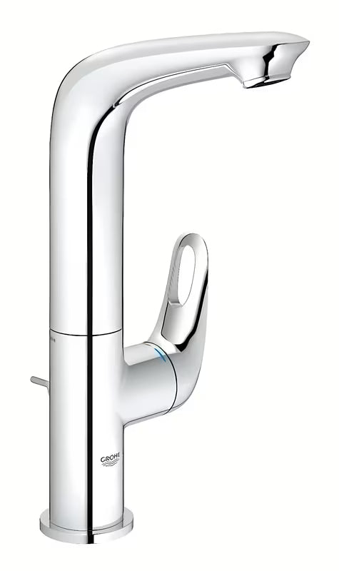 Grohe Eurostyle New visoka jednoručna baterija stojeća miješalica za umivaonik s odvodom u krom izvedbi