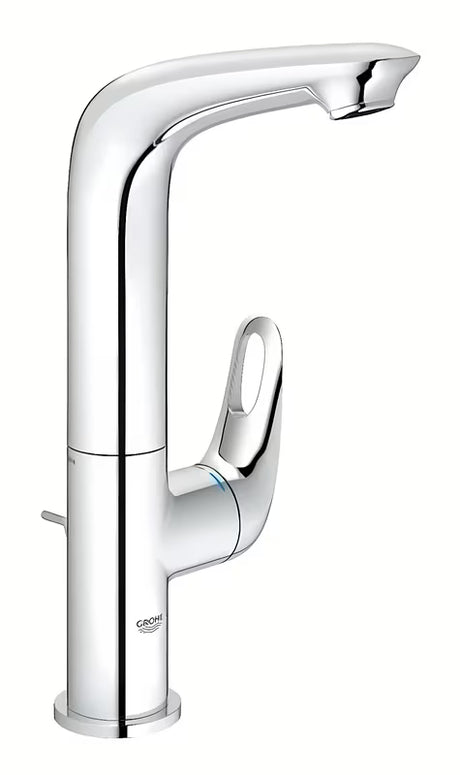 Grohe Eurostyle New visoka jednoručna baterija stojeća miješalica za umivaonik s odvodom u krom izvedbi