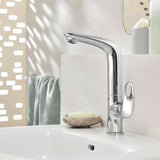 Grohe Eurostyle New visoka jednoručna baterija stojeća miješalica za umivaonik s odvodom u krom izvedbi