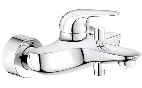 Grohe Eurostyle New jednoručna baterija zidna miješalica za kadu u krom izvedbi s preklopnikom kada/tuš.