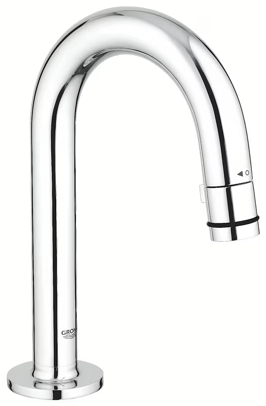 Kromirani ventil za umivaonik Grohe Universal s odvodom s izljevom u obliku slova C i funkcijom start/stop