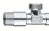Kutni ventil Grohe Universal s metalnom ručkom i rozetom, DN 15