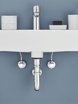 Kutni ventil Grohe pro zidna montaža s komorom za podmazivanje 1/2 i površinom Grohe StarLight
