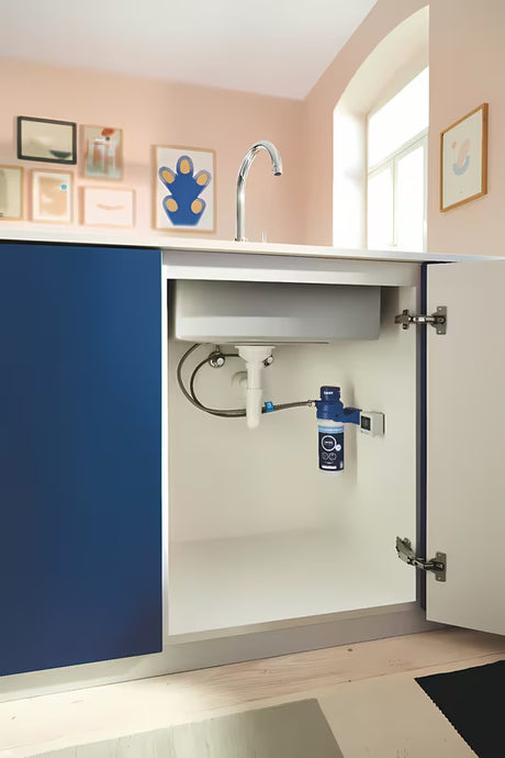 Kromirana miješalica za sudoper Grohe Blue Pure 2022 s odvojenom ručicom pro filtriranu vodu