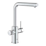 Grohe Blue Pure 2022 jednoručna baterija miješalica za sudoper s funkcijom filtriranja u krom izvedbi