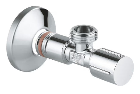 Kutni ventil Grohe Universal s metalnom ručkom i rozetom, DN 15