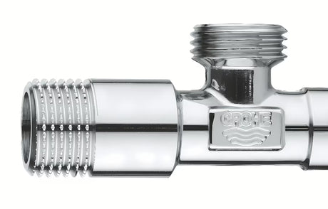 Kutni ventil Grohe Universal s metalnom ručkom i rozetom, DN 15