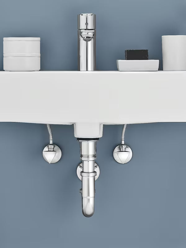 Kutni ventil Grohe pro zidna montaža s komorom za podmazivanje 1/2 i površinom Grohe StarLight