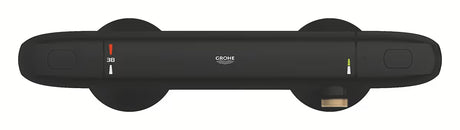 Termostatska zidna miješalica za tuš Grohe Grohtherm 1000 u mat crnoj boji