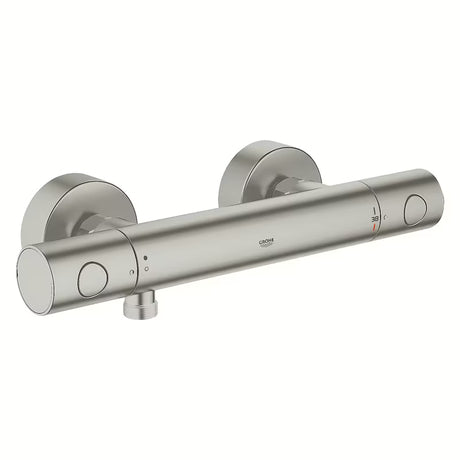 Termostatska zidna miješalica za tuš Grohe Grohtherm 1000 Cosmopolitan u izvedbi supersteel