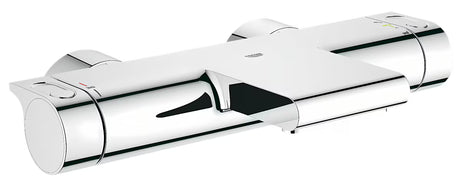 Kromirana termostatska zidna miješalica za kadu Grohe Grohtherm 2000 s prebacivanjem kada/tuš