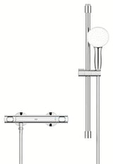 Grohe Grohtherm 500 termostatska miješalica za tuš u kromu s tuš garniturom sa šipkom