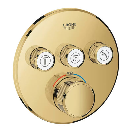 Podžbukna termostatska miješalica za tuš Grohe Grohtherm Smartcontrol u izvedbi Cool Sunrise