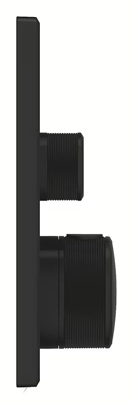 Podžbukna termostatska miješalica za tuš Grohe Grohtherm smartcontrol u izvedbi phantom black