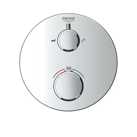 Podžbukna termostatska miješalica za tuš Grohe Grohtherm u krom izvedbi