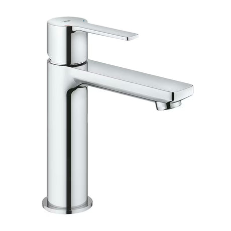 Kromirana jednoručna baterija miješalica za umivaonik Grohe Lineare s click‑clack-odvodom minimalističkog dizajna