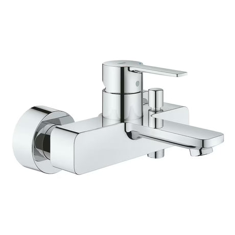 Zidna jednoručna baterija miješalica za kadu Grohe Lineare u krom izvedbi s prebacivačem kada/tuš