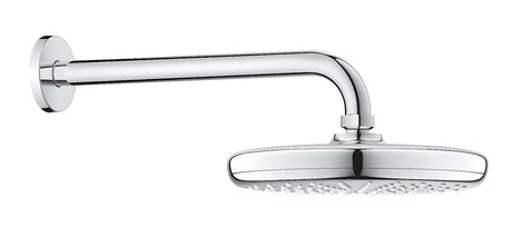 Kromirana nadglavni tuš Grohe Tempesta 210 sa zidnim tuš krakom i mlazom Rain