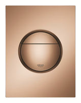 Ispusni tipka za aktiviranje Grohe Nova Cosmopolitan S u izvedbi brušeni warm sunset pro podžbukni vodokotlići.