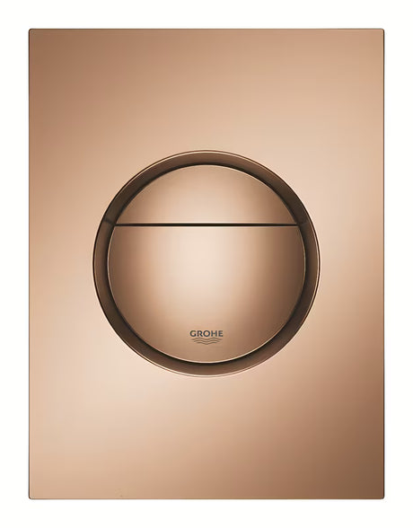 Ispusni tipka za aktiviranje Grohe Nova Cosmopolitan S u izvedbi brušeni warm sunset pro podžbukni vodokotlići.