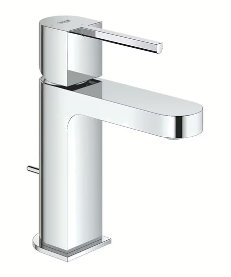 Kromirana jednoručna baterija miješalica za umivaonik Grohe Plus s odvodom i štedljivim protokom 5,7 l/min