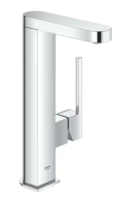Kromirana miješalica za umivaonik Grohe Plus s visokim izljevom, okretnim izljevom i ručicom