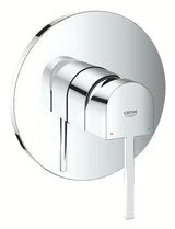 Podžbukna jednoručna baterija miješalica za tuš Grohe Plus u krom izvedbi s metalnom ručicom