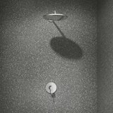 Podžbukna jednoručna baterija miješalica za tuš Grohe Plus u krom izvedbi s metalnom ručicom