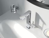 Kromirana miješalica za umivaonik Grohe Plus s visokim izljevom, okretnim izljevom i ručicom