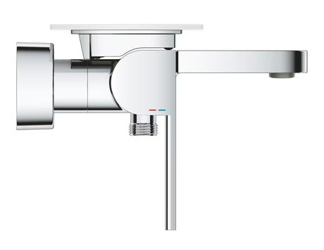 Zidna jednoručna baterija miješalica za kadu Grohe Plus u krom izvedbi s automatskim prebacivanjem kada/tuš.