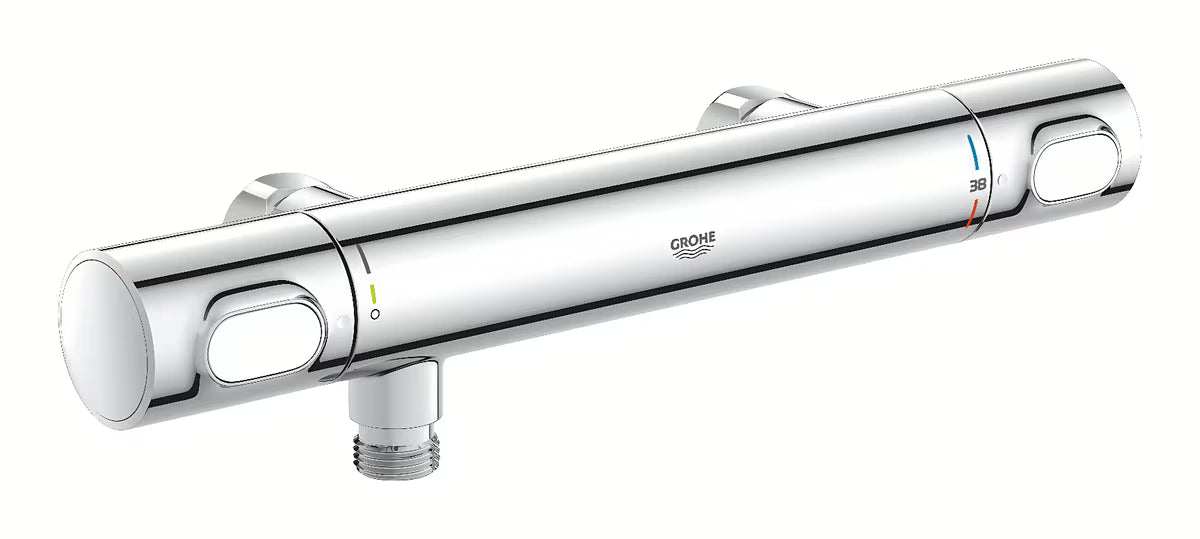 Kromirana termostatska miješalica za tuš Grohe Precision Flow pro za zidnu montažu