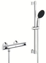 Grohe Precision Flow termostatska miješalica za tuš u krom izvedbi s tuš setom i šipkom