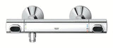 Grohe Precision Flow termostatska miješalica za tuš u krom izvedbi s tuš setom i šipkom