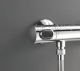 Grohe Precision Flow termostatska miješalica za tuš u krom izvedbi s tuš setom i šipkom