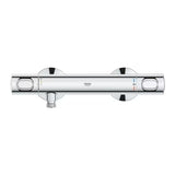 Termostatska zidna miješalica za tuš Grohe Precision Flow u krom izvedbi sa SafeStop i EcoJoy