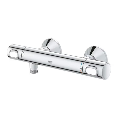 Termostatska zidna miješalica za tuš Grohe Precision Flow u krom izvedbi sa SafeStop i EcoJoy